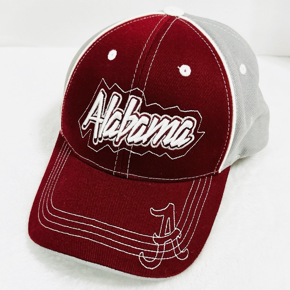 Alabama Crimson Tide Captivating Wordmark‎ Hat Cap Adjustable Strapback NCAA